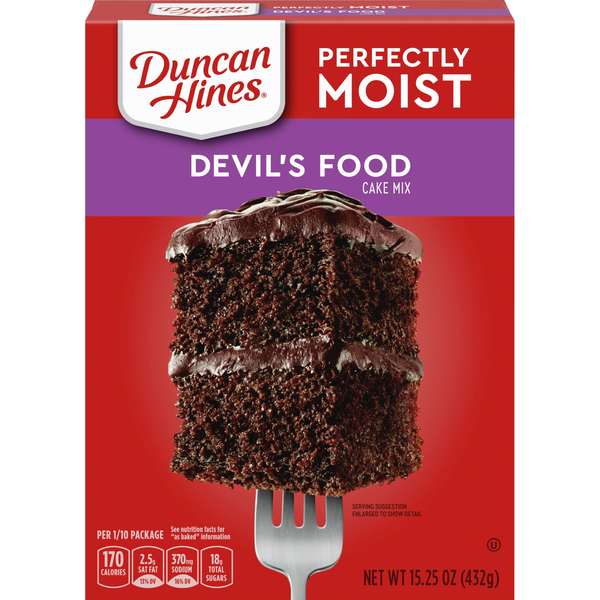Duncan Hines Duncan Hines Classic Devil Foods Cake Mix 15.25 oz., PK12 4420930757